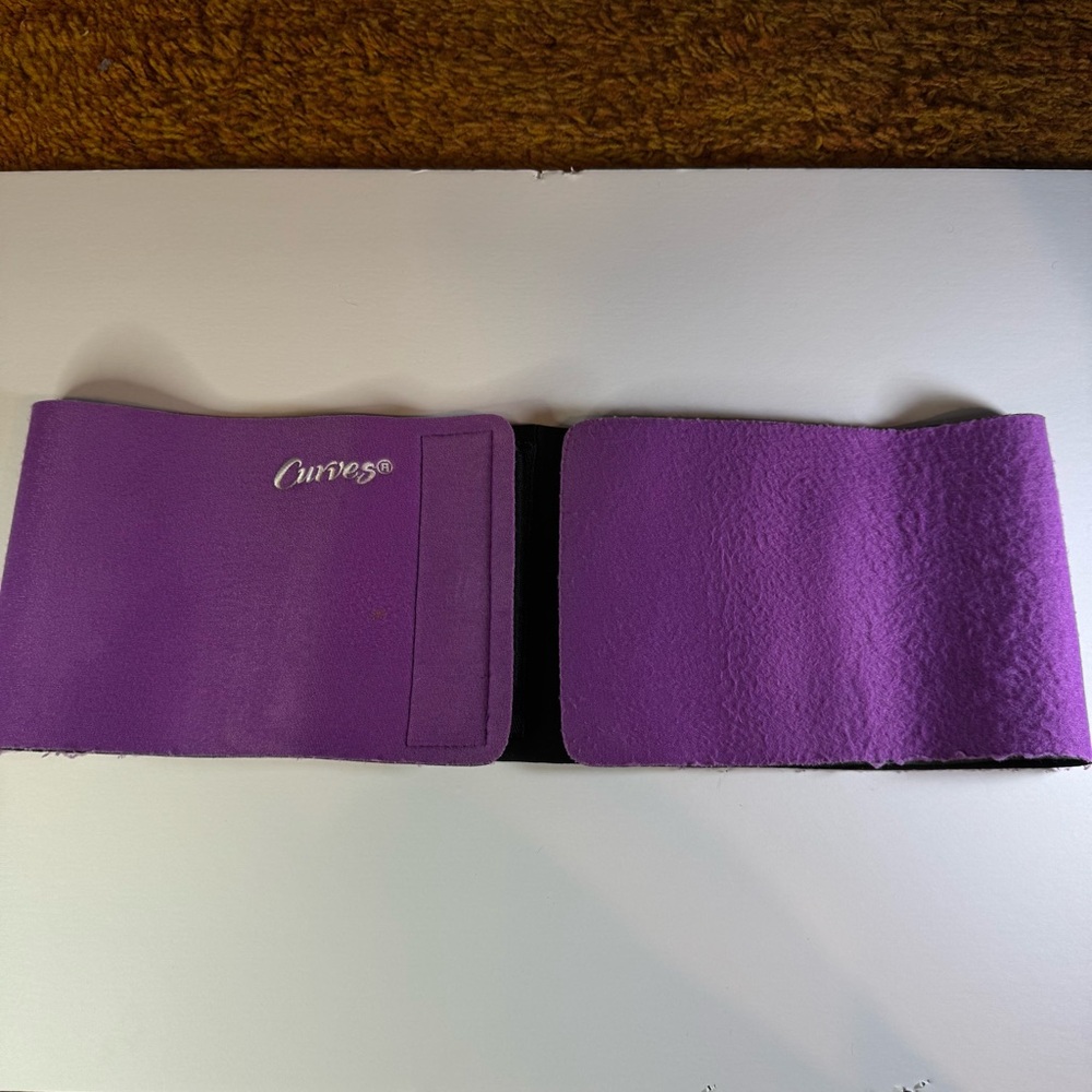 Curves Purple Waist Trimmer Belt